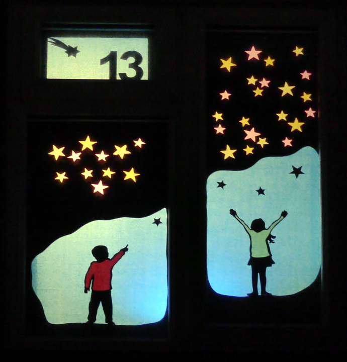 Advent window13