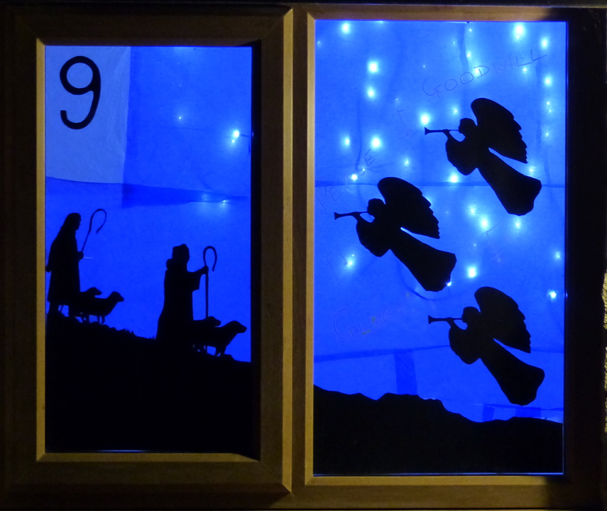 Advent window9